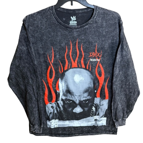 Legends Other - Legends Apparel DMX The Next 50 Mineral Wash Long Sleeve Graphic T-Shirt Medium